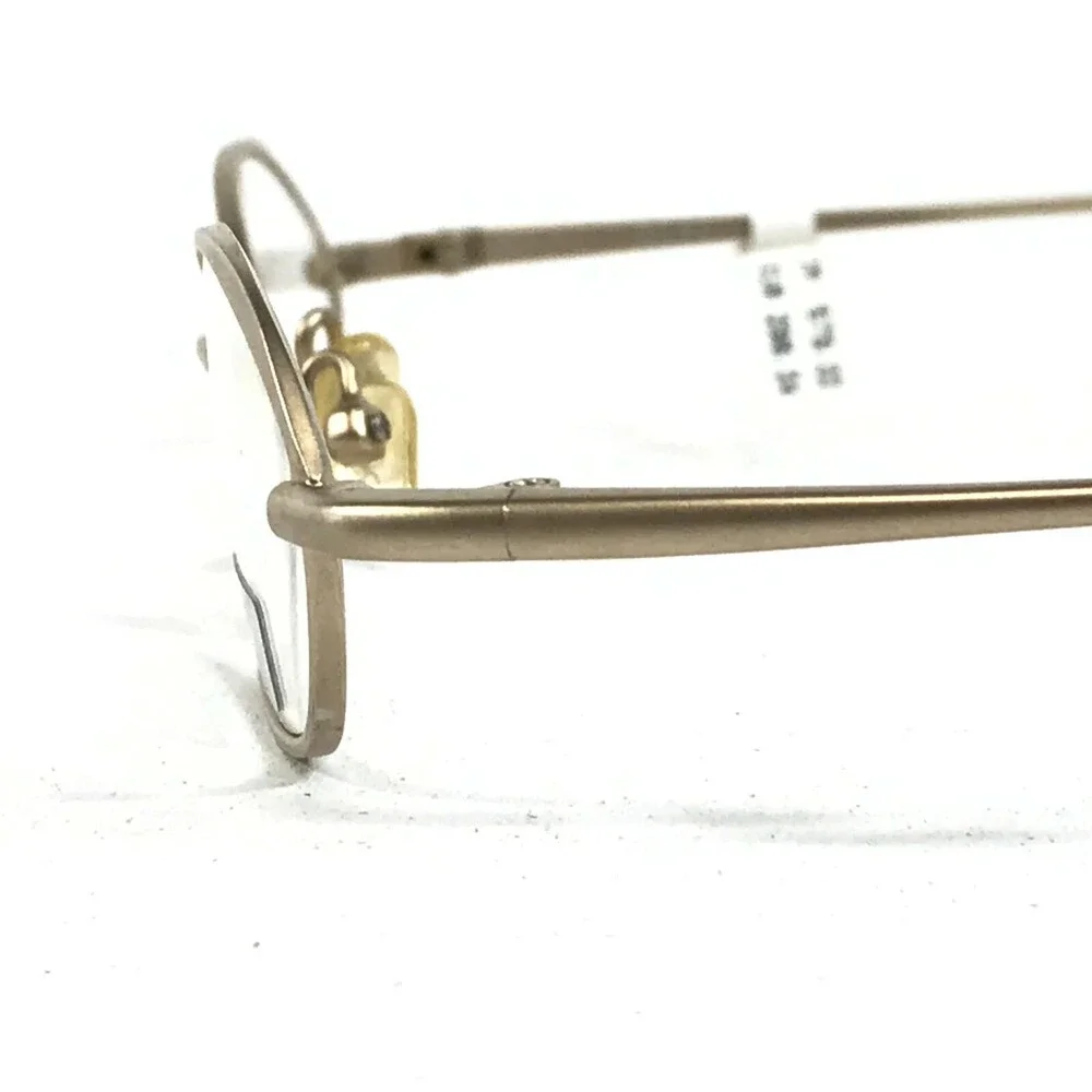 BCPC BP-149 COL.03 Eyeglasses Frames Red Gold Round Oval Full Rim 47-17-134